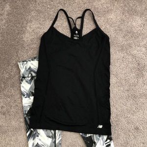 Black workout top, NB, size L